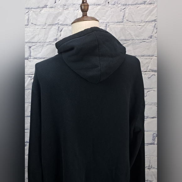 Polo Ralph Lauren Full Zip Sweater All Black Big Pony Flag Hoodie 2XL XXL 3XL - Picture 5 of 16